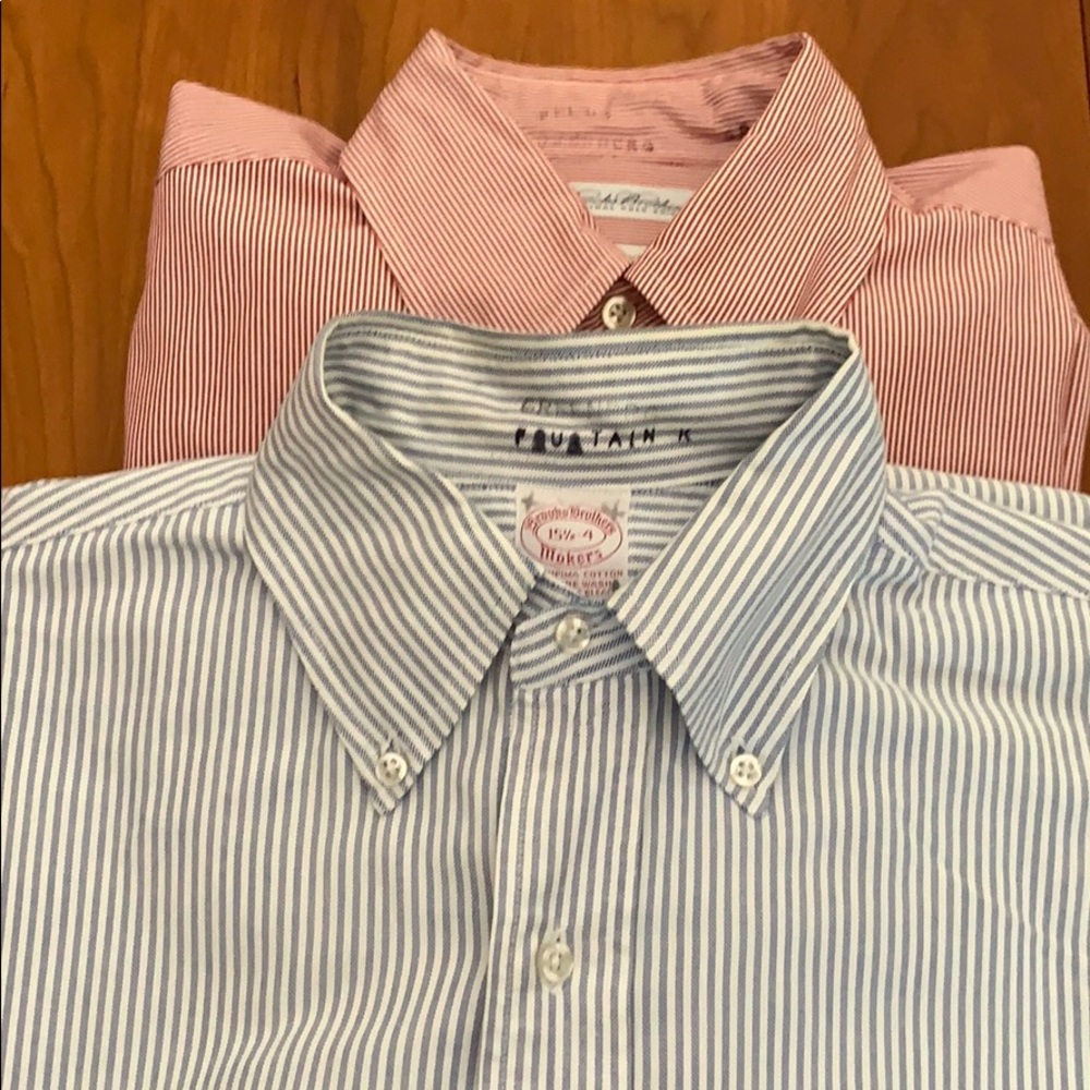 Men’s Brooks Brothers LS shirts